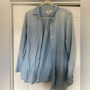 Vineyard Vines Light Blue Relaxed Chambray Shirt